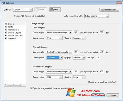Captură de ecran Adobe Acrobat Pro DC pentru Windows 7