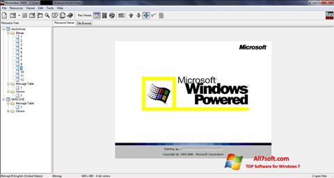 Captură de ecran Restorator pentru Windows 7