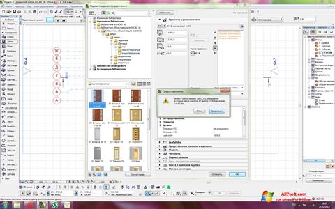 Captură de ecran ArchiCAD pentru Windows 7