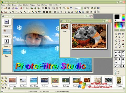 Captură de ecran PhotoFiltre pentru Windows 7