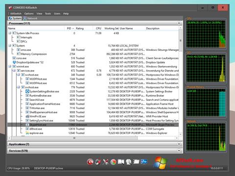 Captură de ecran Comodo Cleaning Essentials pentru Windows 7