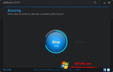 Captură de ecran JetBoost pentru Windows 7