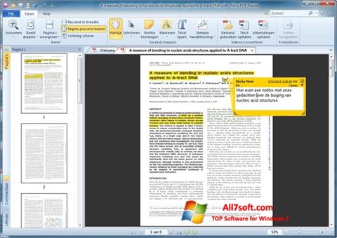 Captură de ecran Nitro PDF Reader pentru Windows 7