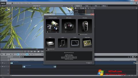 Captură de ecran MAGIX Movie Edit Pro pentru Windows 7