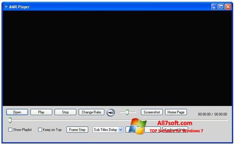 Captură de ecran AMR Player pentru Windows 7