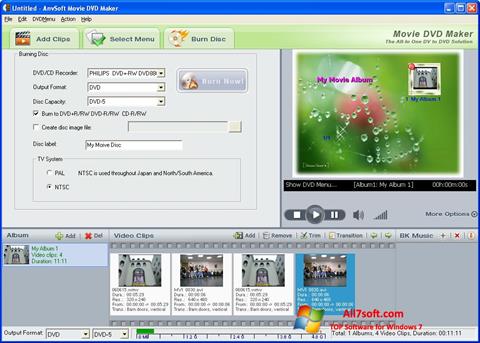 Captură de ecran DVD Maker pentru Windows 7