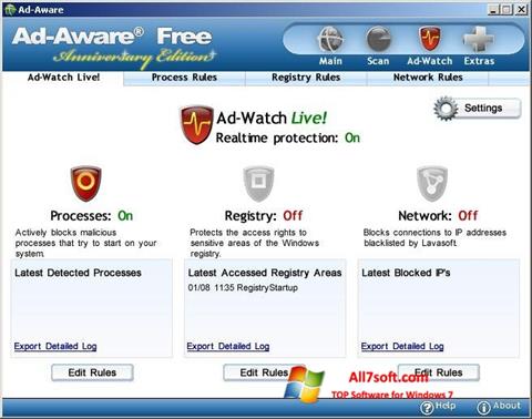 Captură de ecran Ad-Aware Free pentru Windows 7