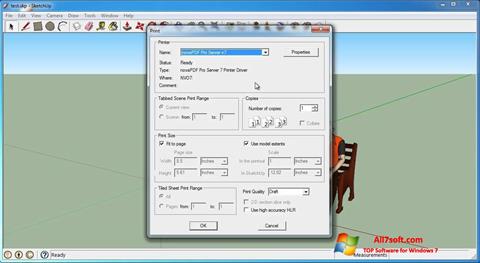 Captură de ecran SketchUp Make pentru Windows 7