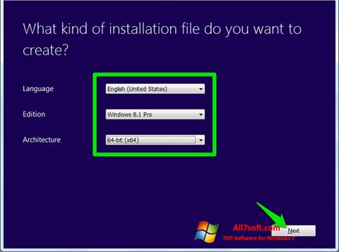 Captură de ecran Windows Bootable Image Creator pentru Windows 7