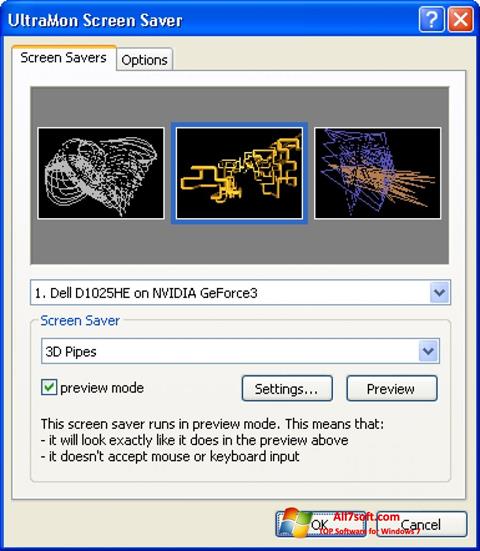 Captură de ecran UltraMon pentru Windows 7