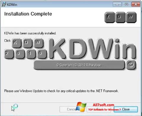 Captură de ecran KDWin pentru Windows 7