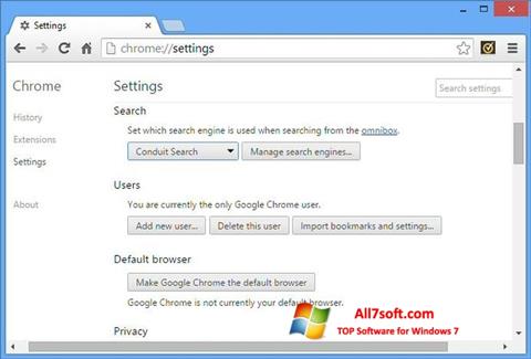 Captură de ecran Chrome Cleanup Tool pentru Windows 7