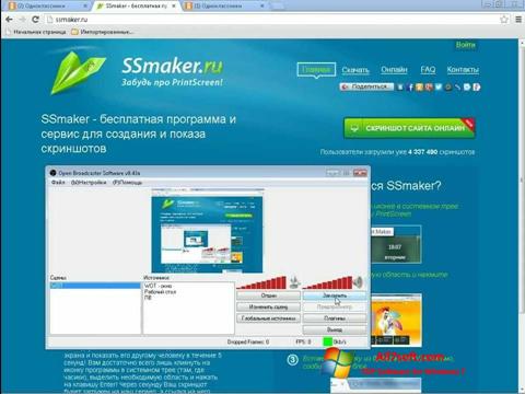 Captură de ecran SSmaker pentru Windows 7