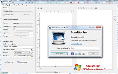Captură de ecran Scanitto Pro pentru Windows 7