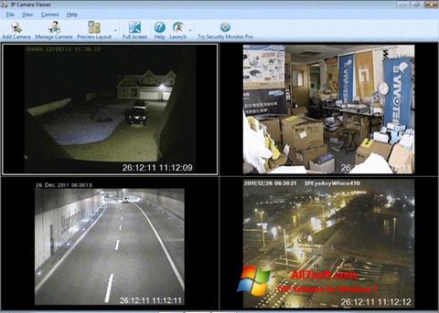 Captură de ecran IP Camera Viewer pentru Windows 7