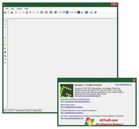 Captură de ecran Greenshot pentru Windows 7