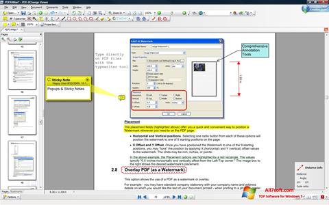 Captură de ecran PDF-XChange Viewer pentru Windows 7
