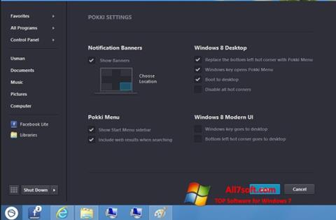 Captură de ecran Pokki pentru Windows 7