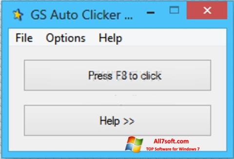 Captură de ecran GS Auto Clicker pentru Windows 7