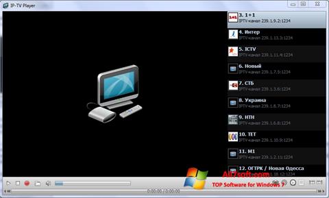 Captură de ecran IP-TV Player pentru Windows 7