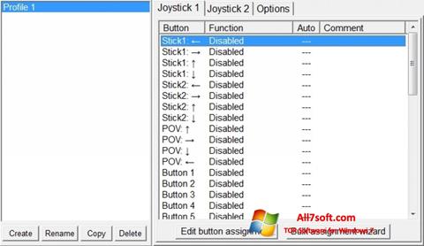 Captură de ecran JoyToKey pentru Windows 7