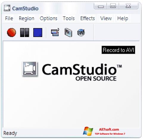 Captură de ecran CamStudio pentru Windows 7