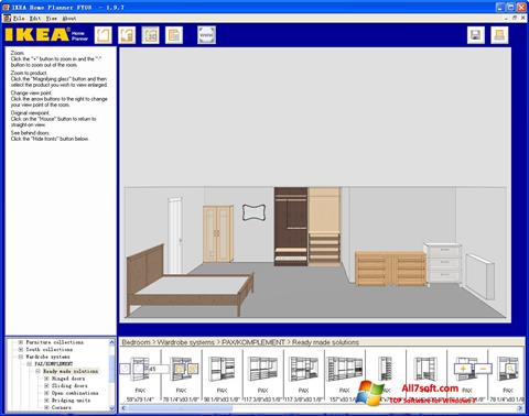 Captură de ecran IKEA Home Planner pentru Windows 7