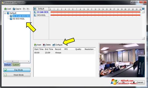 Captură de ecran D-ViewCam pentru Windows 7