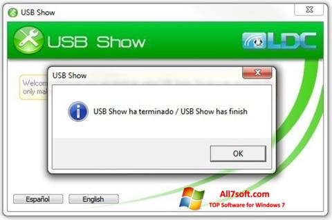 Captură de ecran USB Show pentru Windows 7