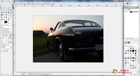 Captură de ecran GIMP pentru Windows 7