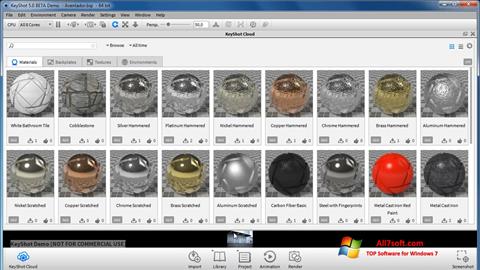 Captură de ecran KeyShot pentru Windows 7