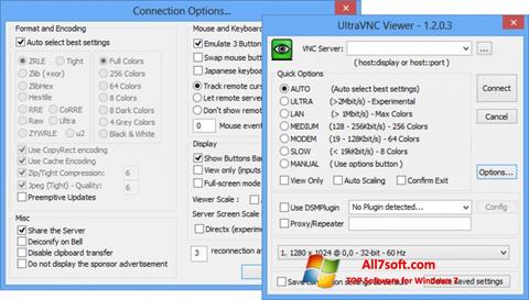 Captură de ecran UltraVNC pentru Windows 7