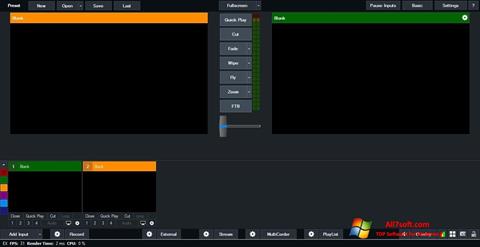 Captură de ecran vMix pentru Windows 7