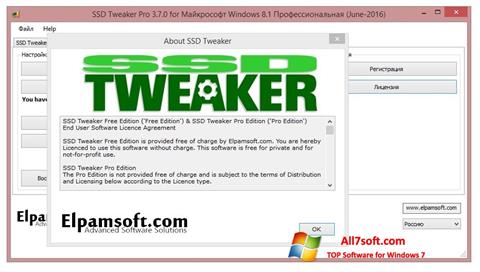 Captură de ecran SSD Tweaker pentru Windows 7