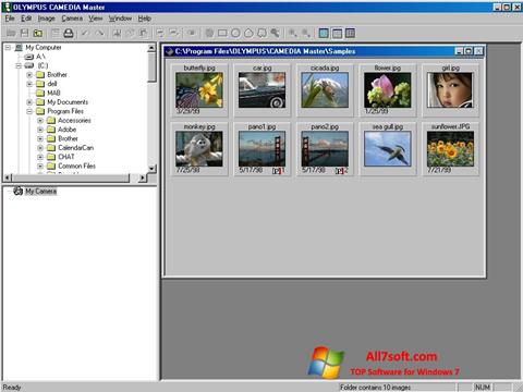 Captură de ecran Olympus Master pentru Windows 7