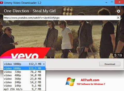 Captură de ecran Ummy Video Downloader pentru Windows 7
