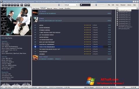 Captură de ecran Foobar2000 pentru Windows 7