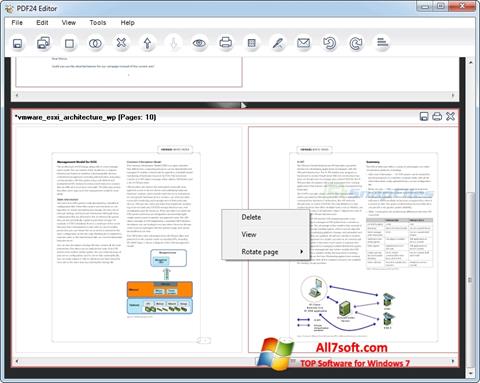 Captură de ecran PDF24 Creator pentru Windows 7