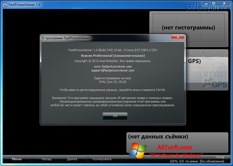 Captură de ecran FastPictureViewer pentru Windows 7