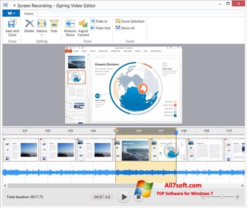 Captură de ecran iSpring Free pentru Windows 7