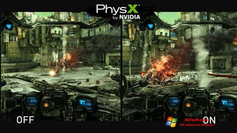 Captură de ecran NVIDIA PhysX pentru Windows 7