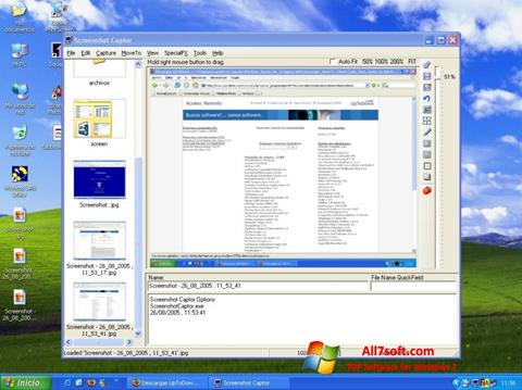 Captură de ecran Screenshot Captor pentru Windows 7