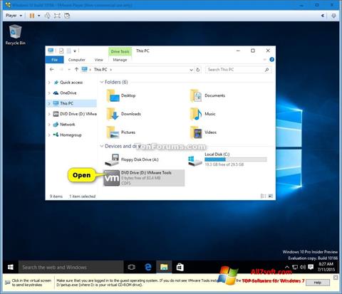 Captură de ecran Virtual CD pentru Windows 7