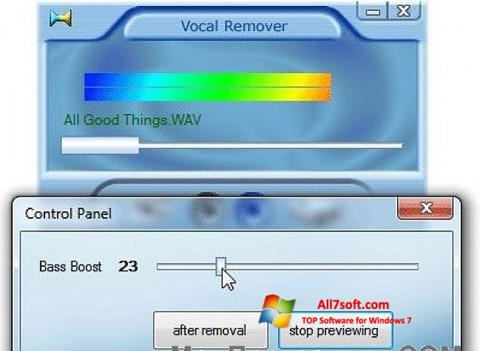 Captură de ecran Yogen Vocal Remover pentru Windows 7