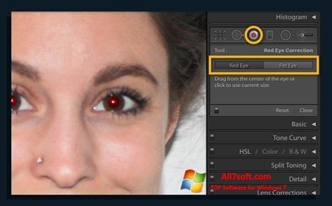 Captură de ecran Red Eye Remover pentru Windows 7