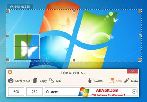 Captură de ecran ScreenShot pentru Windows 7