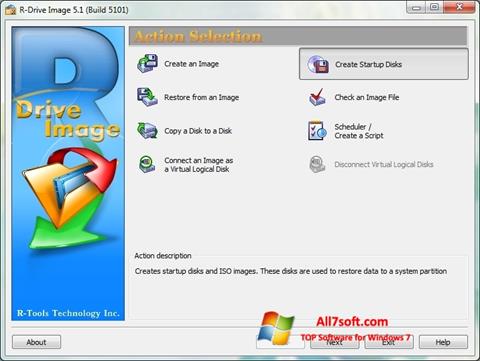 Captură de ecran R-Drive Image pentru Windows 7