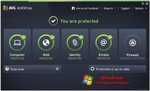 Captură de ecran AVG AntiVirus Pro pentru Windows 7
