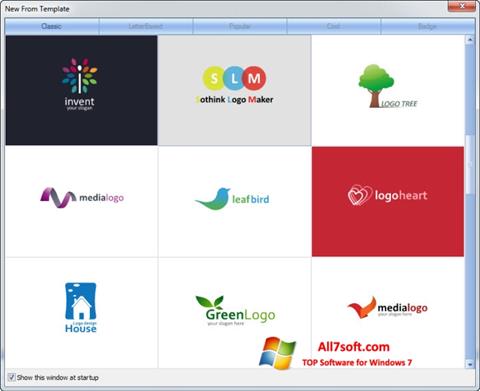 Captură de ecran Sothink Logo Maker pentru Windows 7